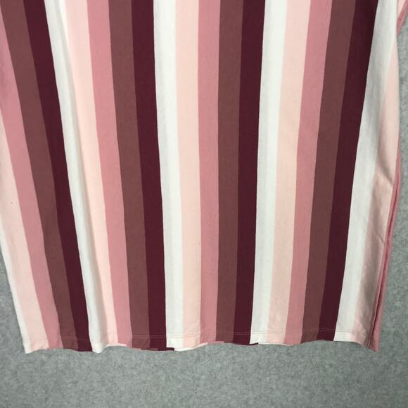 San Francisco Striped Tee - Burgundy and Pink - Picture 3 of 9